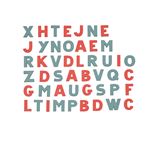 Set de 48 lettres magnétiques majuscules Smoby