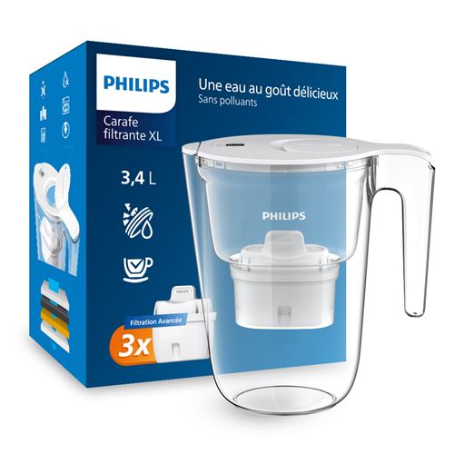 Carafe Filtrante Philips Awp2953Wht3/10