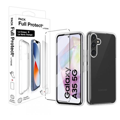 Pack protection complete ecran + coque Galaxy A35