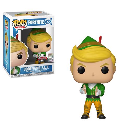 Figurine Funko Pop Games Fortnite Codename E.L.F Exclusive État correct - Funko reconditionné disponible sur Fnac