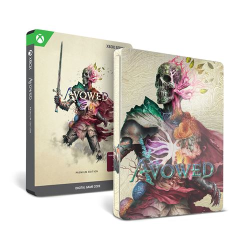 Avowed Premium Edition Steelbook Code in a box Xbox Series XS