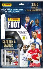 Jeu de cartes Panini Foot 2019/2020 Album 3 pochettes Modèle aléatoire