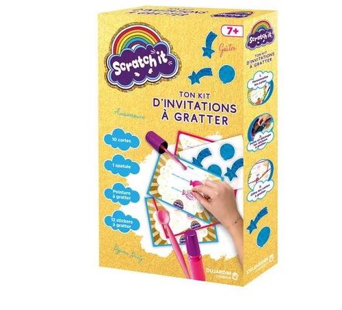 Kit créatif Dujardin Sratch It Invitations