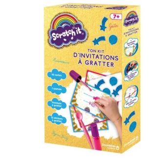 Kit créatif Dujardin Scratch It Invitations