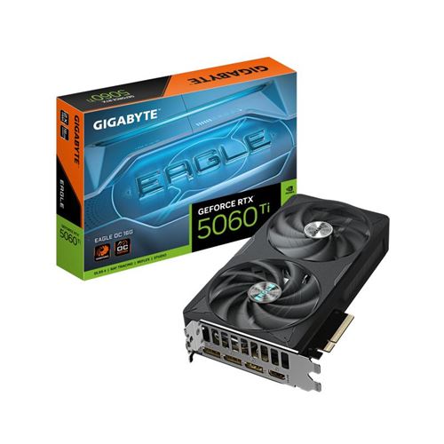 Carte Graphique Gigabyte Nvidia GeForce RTX 5060 Ti EAGLE OC 16G