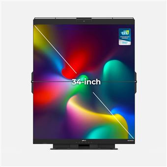 Ecran PC Mobile pixels Geminos 24" Full HD Noir
