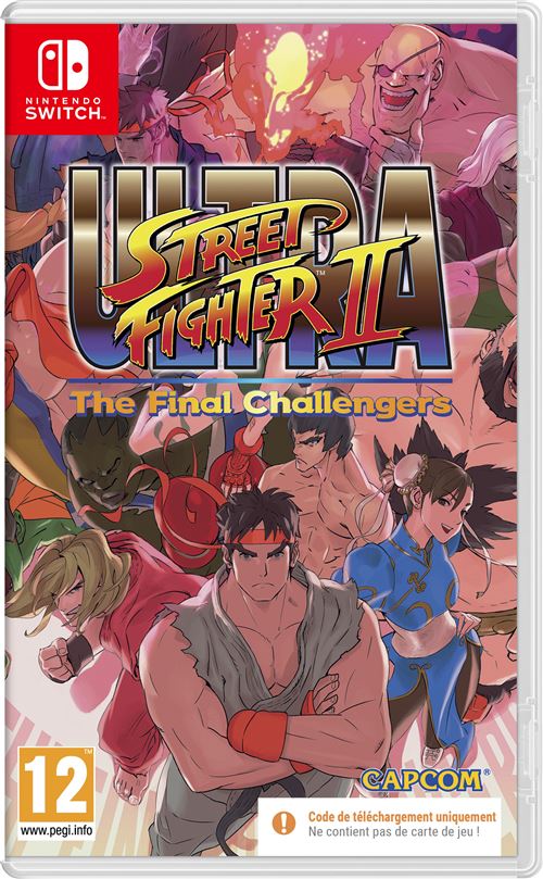 Pochette avant du jeu Ultra Street Fighter II Code in a Box Nintendo Switch