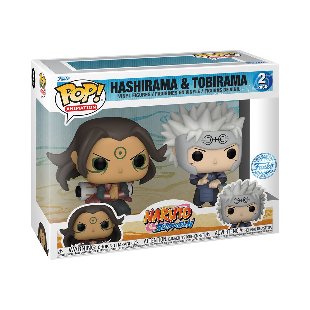 Figurines Funko Pop Animation Naruto 2 Pack Hashirama and Tobirama Figurine de collection