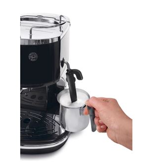 De'Longhi Icona ECO 311.BK - Machine à café avec buse vapeur "Cappuccino" - 15 bar - noir onyx