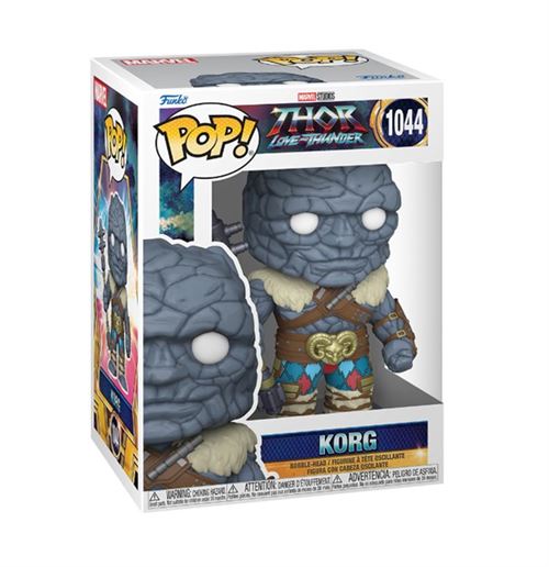 Acheter Figurine Funko Pop Marvel Thor Love and Thunder Korg État correct - 13,95 € Figurine Funko Pop Marvel Thor Love and Thunder Korg État correct - Funko reconditionné disponible sur Fnac