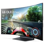 TV OLED LG 42LX3 Flex 106 cm 4K UHD Smart TV 2022 Gris et Noir