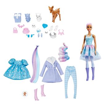 Poupée Barbie Calendrier de l'avent Color Reveal