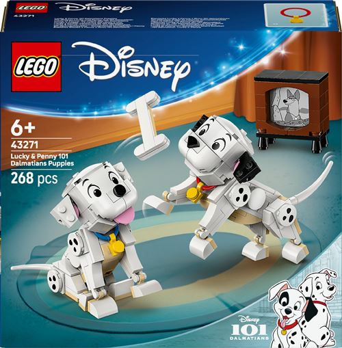 Lego Disney Lego® Disney Classic 43271 Lucky Et Penny, Les Chiots Des 101 Dalmatiens