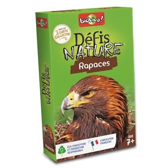 Jeu de défis Bioviva Défis Nature Rapaces