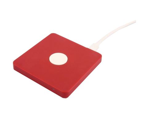 Chargeur sans fil Temium pour iPhone 5 Watts Rouge