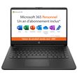 PC Ultra-Portable HP 14s-dq0074nf 14" Intel Celeron 4 Go RAM 64 Go eMMC Noir ébène + Microsoft 365 Personnel inclus