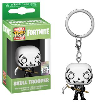 figurine porte cles funko pop pocket fortnite skull trooper 4cm - acheter clac fortnite