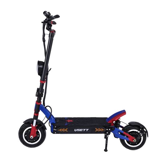 Vsett 11+ Pro 3000 W 60V 42AH elektrische scooter zwart en rood Veelkleurig