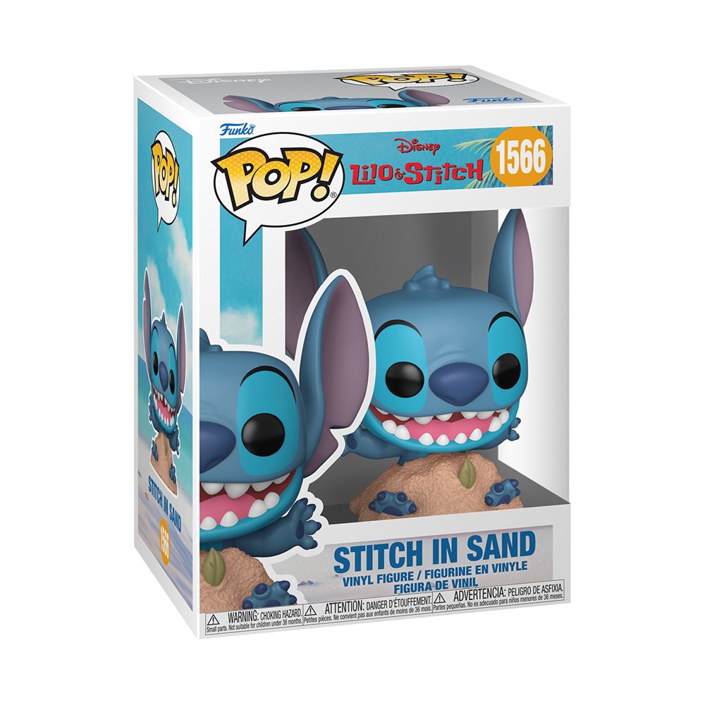 Figurine Funko Pop Disney Lilo and Stitch Stitch in sand