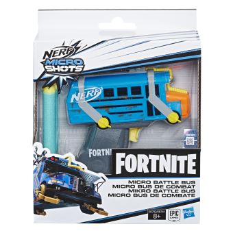 Blaster Fortnite TS Nerf MicroShots, inclut 2 fléchettes Nerf