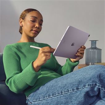 Apple iPad Air 11" Puce Apple M2 128 Go Mauve Wifi 6 ème génération 2024