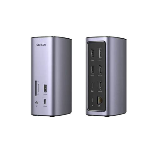 Station d'accueil USB C 12-en-1 Pro Multifonction UGREEN Gris