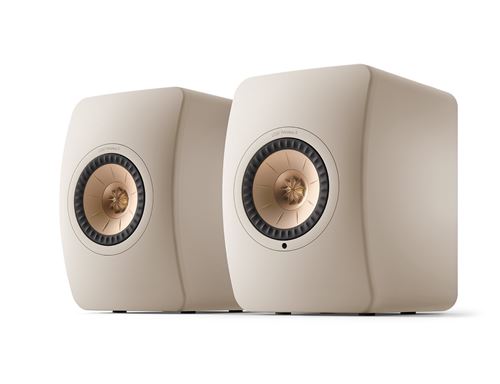 Enceintes connectées Hi-Fi KEF LS50 Wireless II Beige vendues par paire