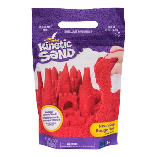 Pâte à modeler Kinetic Sand Pack de sable Rouge