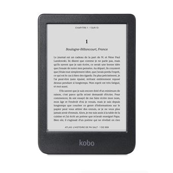 Kobo Clara BW 6 pouces 16 Go Noir