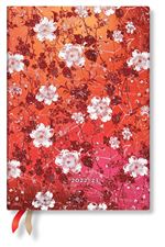 Agenda scolaire Paperblanks 2022 2023 semainier Sakura Midi