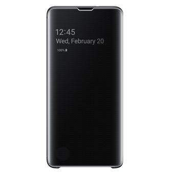 Housse avec affichage Samsung Clear View Noir pour Galaxy S10 - 1