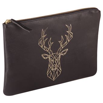 Pochette Clairefontaine Forest Cerf 27 x 19 cm Noir