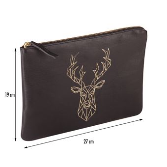 Pochette Clairefontaine Forest Cerf 27 x 19 cm Noir