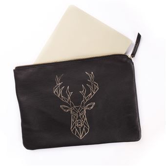 Pochette Clairefontaine Forest Cerf 27 x 19 cm Noir