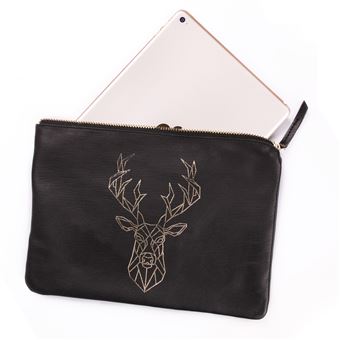 Pochette Clairefontaine Forest Cerf 27 x 19 cm Noir