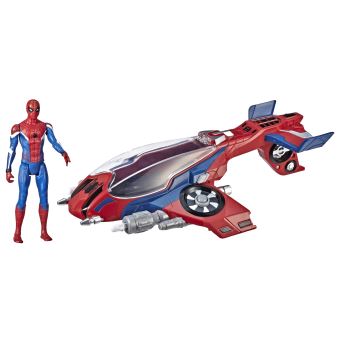 Véhicule jet Marvel Spider-Man Far From Home avec figurine