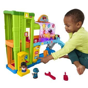 Jeu d'éveil Mattel Fisher-Price Little People Le Garage Lumineux