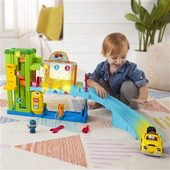 Jeu d'éveil Mattel Fisher-Price Little People Le Garage Lumineux