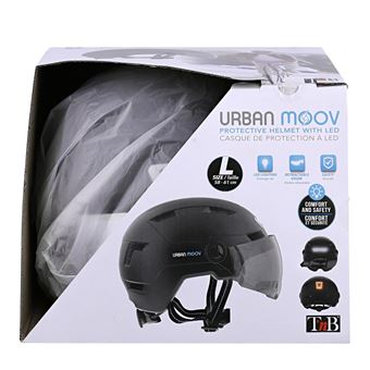 Casque de sport T'n'b Urban Moov Taille L Noir