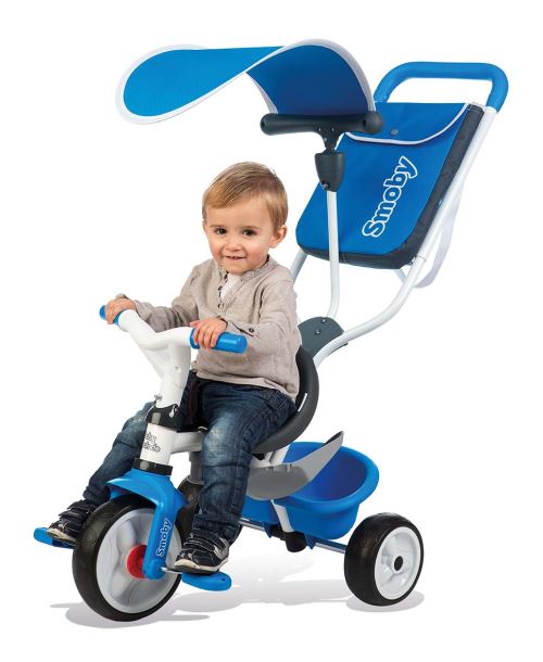 Tricycle baby balade 2 - tricycle evolutif avec roues silencieuses -  dispositif roue libre - vert Smoby : King Jouet, Tricycles Smoby - Jeux  Sportifs