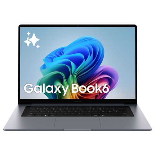 PC portable Samsung Galaxy Book6 16" Ecran tactile Copilot+ Intel® Core™ Ultra 5 16 Go RAM 512 Go SSD Gris anthracite - Samsung