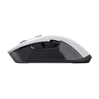 Souris gaming sans fil RGB Trust GXT 923W Ybar écoresponsable Blanc