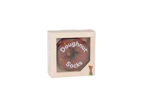 Chaussettes hautes et mi-bas Doiy Donut Marron