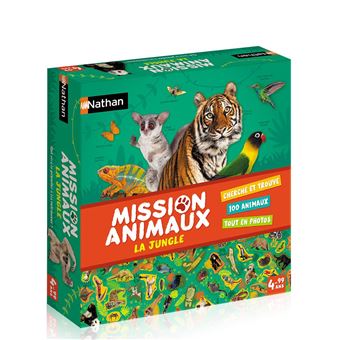 Jeu de société Nathan Mission Animaux Jungles