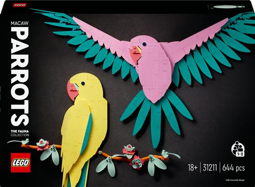 Lego Art Lego® Art 31211 La Collection Faune - Les Perroquets Ara