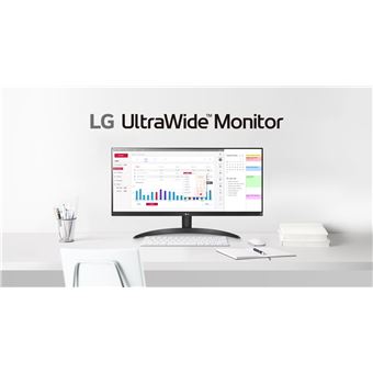 31% sur Ecran PC Gaming LG UltraWide 29WN600-W 29 LED FHD Blanc - Ecrans  PC - Achat & prix
