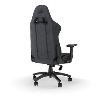 Chaise gaming Corsair TC100 Relaxed Fabric Gris et Noir