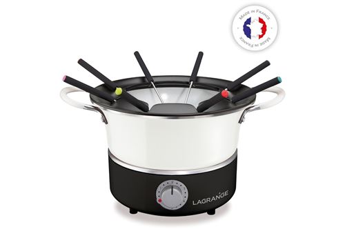 Appareil à fondue Lagrange Festiv'® 900 W Noir et Blanc