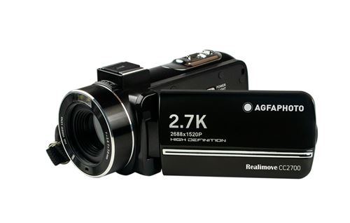 Caméscope AgfaPhoto CC2700 Noir avec 2 batteries État correct - AgfaPhoto reconditionné disponible sur Fnac