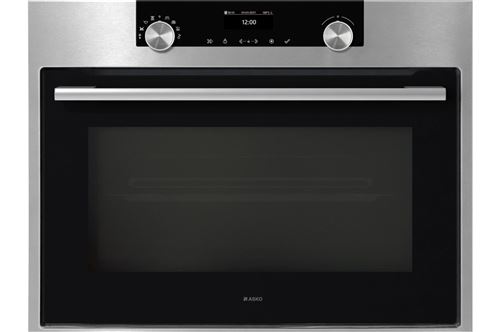 Micro ondes encastrable Asko OM8464S 1000 W Noir et Argent